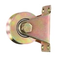 thumbnail image 3 of Track Pulley Steel Cable Pulley for Ropes 1-8mm Cable Pulley with 2 Ball Bearing, 3 of 8