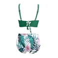 thumbnail image 5 of WEAIXIMIUNG Bathing Suits for Older Women Women High Waisted Bikini 2 Piece Bathing Suits Full Coverage Swimsuits L, 5 of 5
