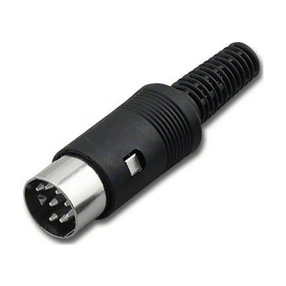 IEC DN08M-262 Din - 8 Pin Male 262 degree U Connector