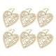 thumbnail image 1 of 6 Colgantes De Madera Hueca En Forma De Corazón Colgante De Deseos Colgante Decorativo Artesanal Ambiente Festivo, 1 of 2