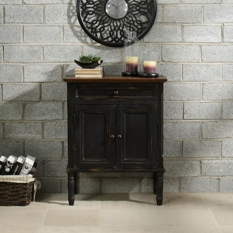 Harpenden 2 Door Accent Cabinet Base Material Solid Manufactured Wood Number of Drawers 1 Walmart
