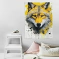 thumbnail image 4 of COMIO  Wolf Face Canvas Prints Wild Wolf Wall Art Artwork Wolf Head Poster Decorations Wildlife Decor Animal Print for Home Bathroom, 4 of 7
