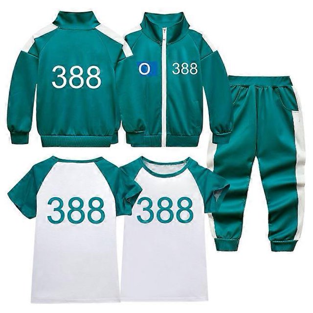 Squid Game 2 Player Costume Tracksuit Complete Clothing Set