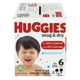 thumbnail image 2 of Huggies Snug & Dry Baby Diapers, Size 6 (+35 lbs), 104 Count, 2 of 9