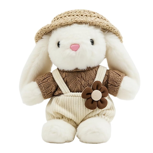 Plush Floppy Eared Bunny Small Animal Bonnie Bunny Baby Doll Rabbit