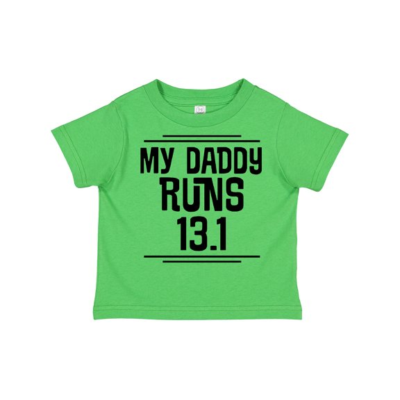 Inktastic My Daddy Runs Half Marathon Boys or Girls Toddler T-Shirt