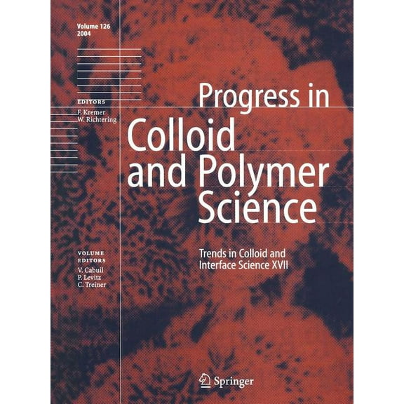 Progress in Colloid and Polymer Science Trends in Colloid and Interface Science XVII, Book 126, (Paperback)