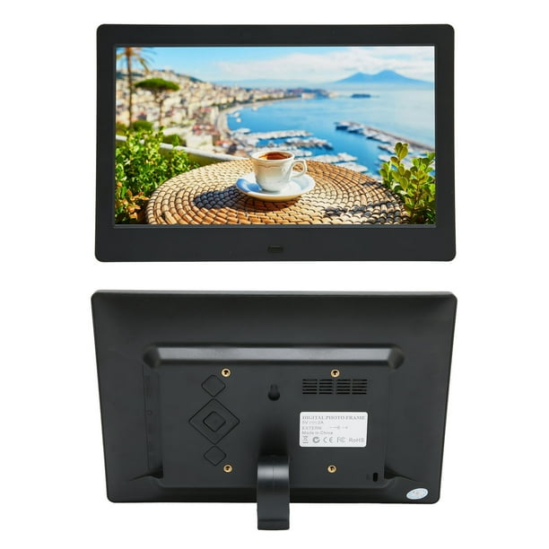 Marco de Fotos Digital, Marco de Fotos Digital Wifi Inteligente de 10,1 Pulgadas Con Control Remoto, Pantalla LCD TFT DE 1024 X 600, compatible con reproducción Automática
