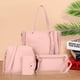 thumbnail image 4 of Bolsa 4 unids/set de hombro de compras correa ajustable PU dinero billetera mujeres para regalos JShteea Para Estrenar, 4 of 8