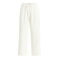 thumbnail image 6 of Free Assembly Women's Cotton Eyelet Coverup Pants, Sizes XXS-XXL, 6 of 6