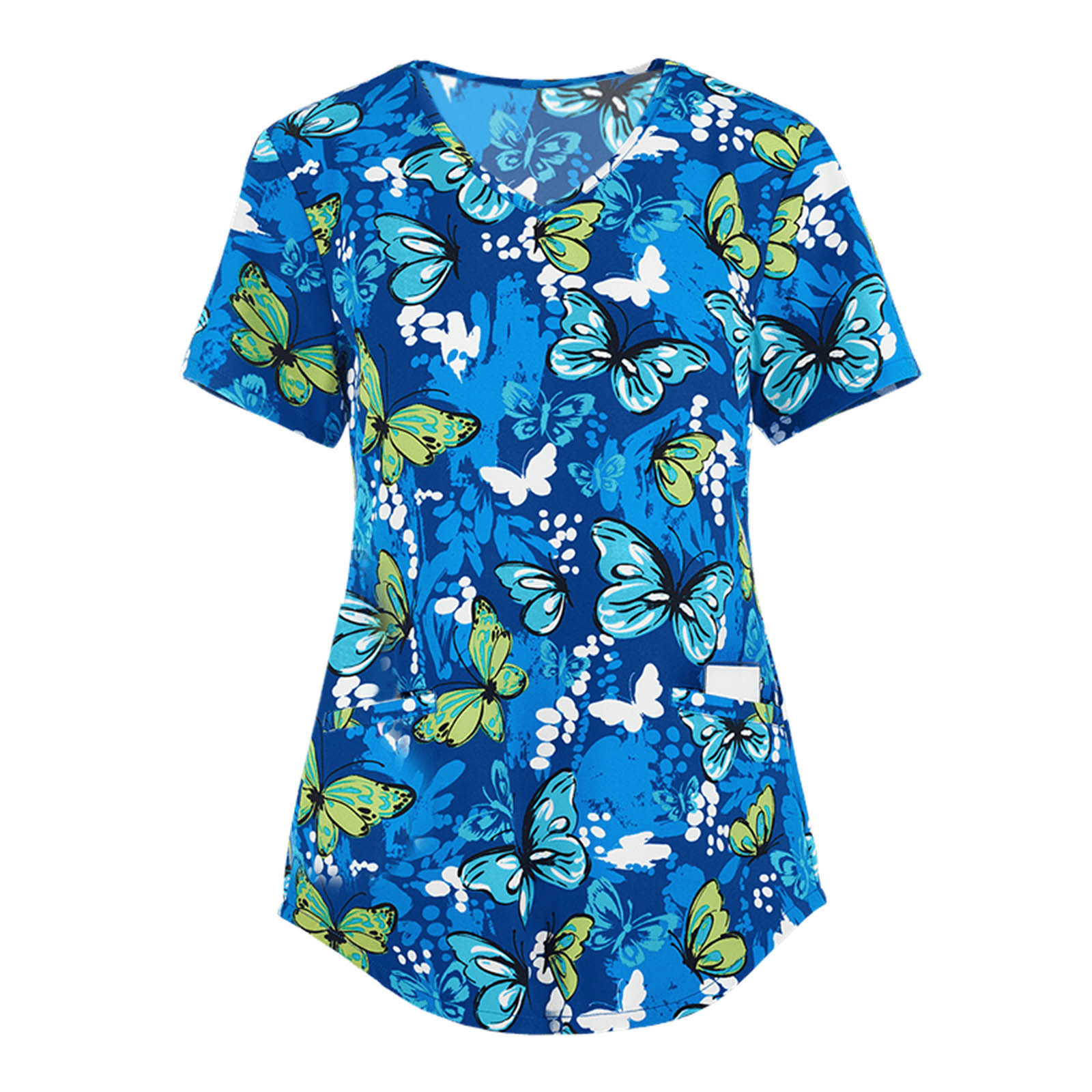 Frostluinai Nursing Uniform For Womens Scrubs Tops Color Casual Working