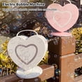 thumbnail image 4 of TFixol Heart-Shaped Electric Bubble Machine with Remote Control, Rechargeable Battery, and Multi-Hole Design for Outdoor Weddings and Parties, Available in White and Pink., 4 of 6