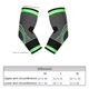 thumbnail image 3 of Naiovety Paquete de 2 coderas tejidas con soporte elástico, cómoda absorción de sudor, secado rápido, tenis, Golf, brazo, envoltura para el dolor Ropa Deportiva, Zapatos Verde METRO Naiovety OD023130-01, 3 of 6