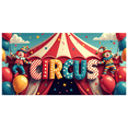 thumbnail image 4 of Carnival Party Backdrop Circus Theme Banner Welcome Carnival Decorations Celebration Event Supplies Photography Props Background, 4 of 9
