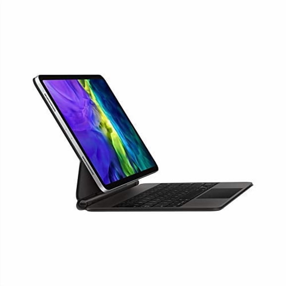Apple Magic Keyboard: iPad Keyboard case for iPad Pro 11-inch (1st, 2nd, 3rd, 4th gen) and iPad Air (4th, 5th gen, and M2), Great Typing Experience, Built-in trackpad, Russian - White