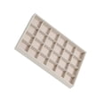 thumbnail image 2 of kurtrusly Wood Velvet Display Tray Durable And Exquisite Craft Wide Display Space For Rings Bracelets Beige 1Set, 2 of 6