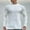 White(New), variant on PNTUTB Fashion Men's Solid Color Crew Neck Long Sleeve Casual Comfortable Pullover Loose Sport Tops