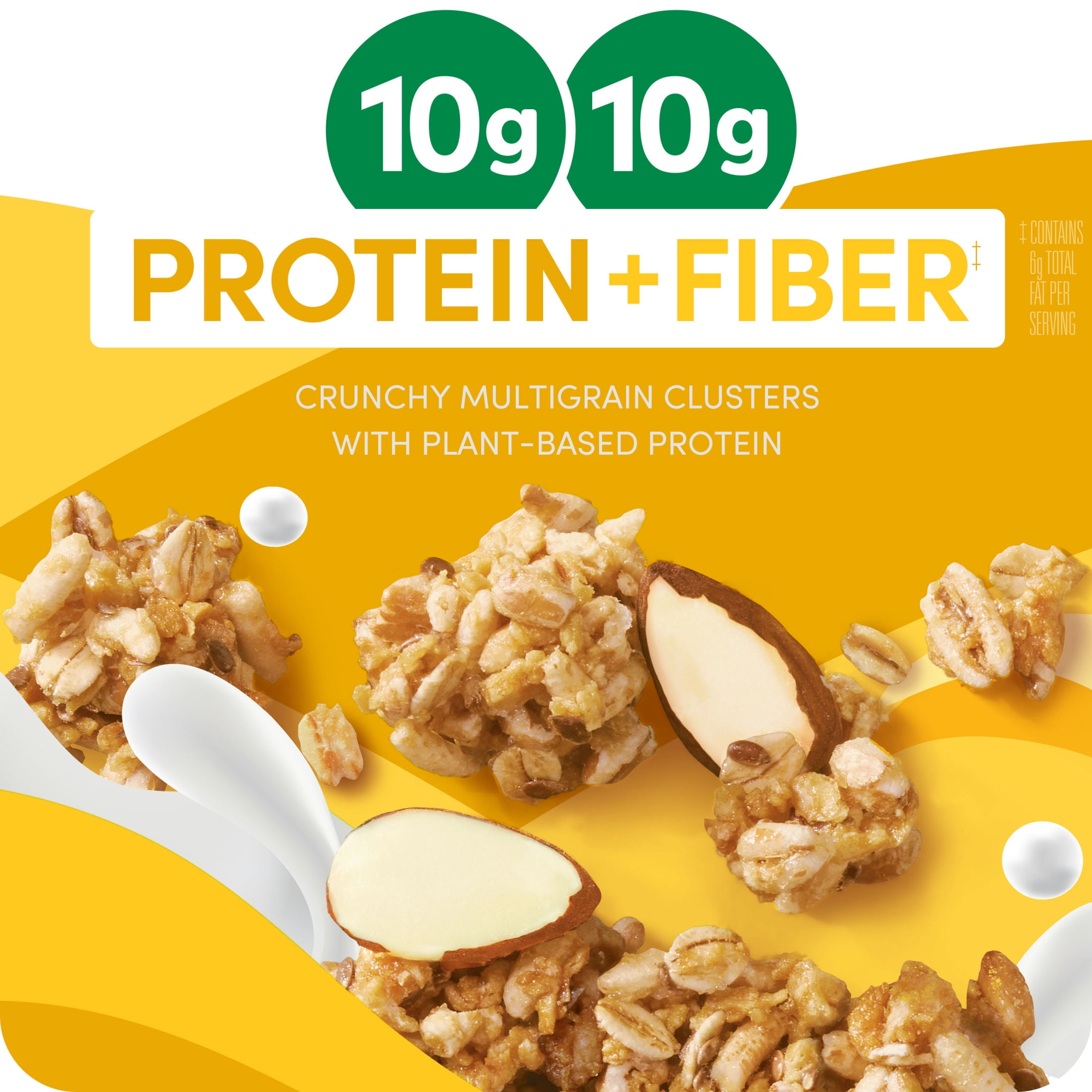 Kashi GO Honey Almond Flax Crunch Protein Cereal, 10g Protein, 17.7 oz