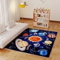 thumbnail image 5 of Janvonne Space Kids Area Rug,Low Pile Non-Slip Washable Carpet for Nursery Playroom Bedroom,5x7ft, 5 of 9