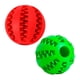 thumbnail image 1 of Pelota Para Perro De Caucho Juguete Para Mascotas Pack 2 7cm Rojo y Verde, 1 of 6
