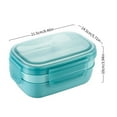 thumbnail image 3 of FeiraDeVaidade Lunch Box For Adults 1900 Ml Children‘S Lunch Box With Compartments Leak-Proof Bento Box Snack Box For Picnic, 3 of 7