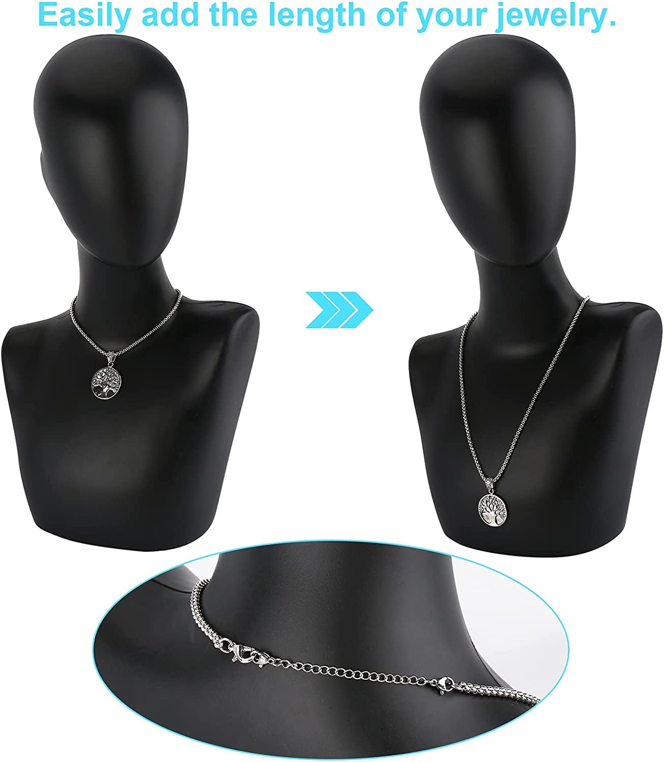12Pcs bracelet extender chain Pinch Bails for Jewelry Making Bracelet  Extender