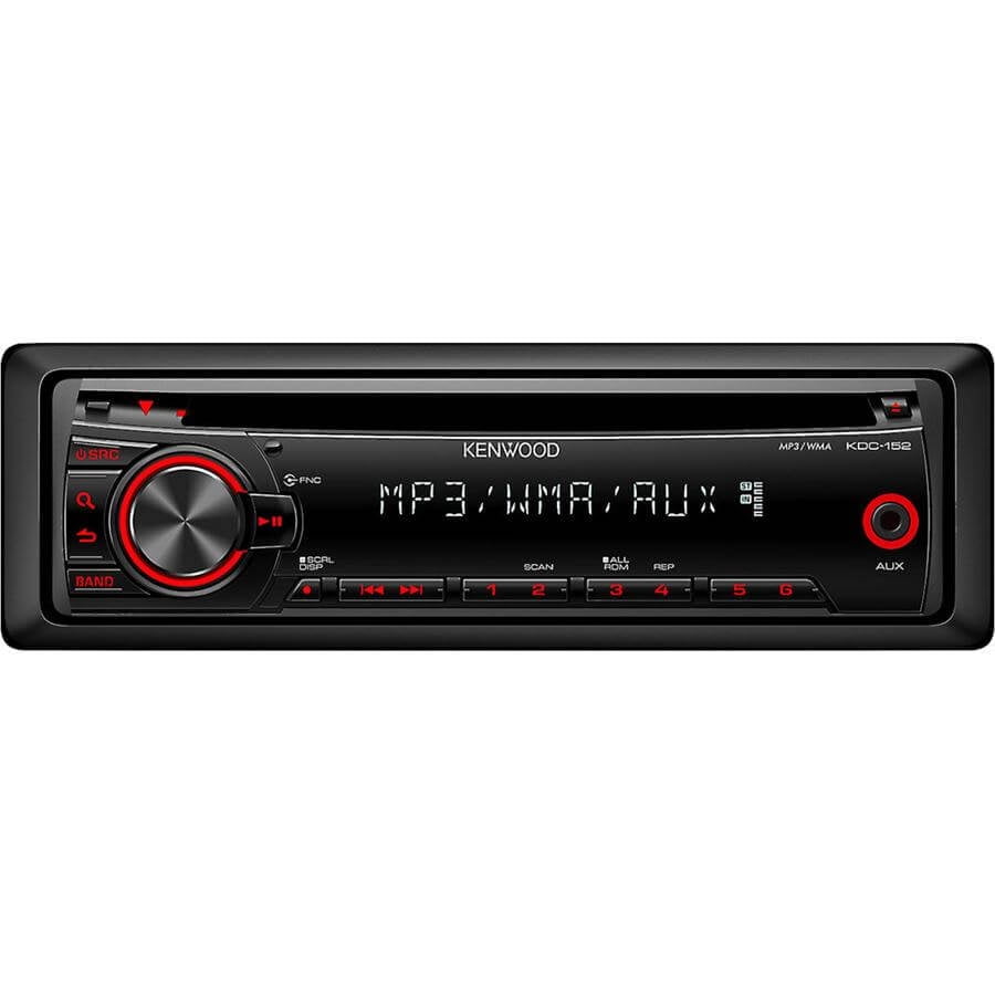 Kenwood KDC152 CD Receiver with MP3/WMA Playback - Walmart.com