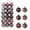 Coffee, variant on KCEHTA 36PCS Christmas Ball Ornaments, Small Christmas Baubles for Xmas Christmas Tree, Shatterproof Christmas Tree Ball Ornaments for Holiday Wedding Party Decoration