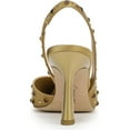 thumbnail image 5 of Circus NY by Sam Edelman Women's Tallie Pointed Toe Slingback Pump Golden Pear Satin 9.5M, 5 of 6