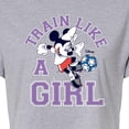 thumbnail image 3 of Disney - Train Like A Girl - Juniors Cropped Cotton Blend T-Shirt, 3 of 5
