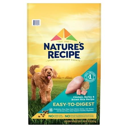 UPC: 0730521628475 | Nature′s Recipe Dry Dog Food  Easy-to-Digest Chicken  Barley & Brown Rice Recipe  24 lb. Bag