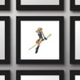 thumbnail image 3 of Gallery Pops DC Comics Bombshells - Stargirl - Pinup Figure Wall Art, Black Framed Version, 12" x 12", 3 of 5