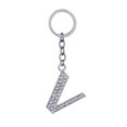 thumbnail image 1 of Up to 65% Off 26 Letters Key Ring Chain Unisex Keychain Fashion New Alphabet Keyring Gift Necklace Rings Earring Jewelry on Clearance, 1 of 1