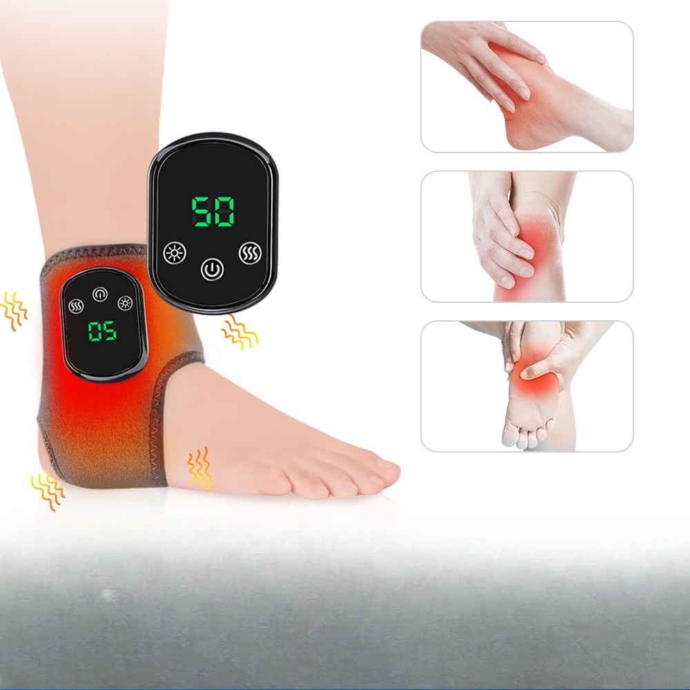 2026 Upgraded Foot Massager, Foot Renew Triple Method Massager with 3 Vibration Modes & 5 Heat Levels, Ankle Massager for Circulation & Pain Relief, for Neuropathy