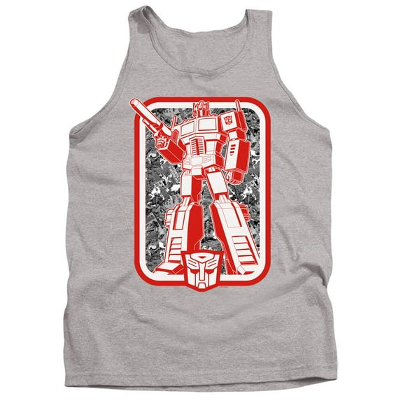 Transformers Autobot Adult Tank Top Athletic Heather