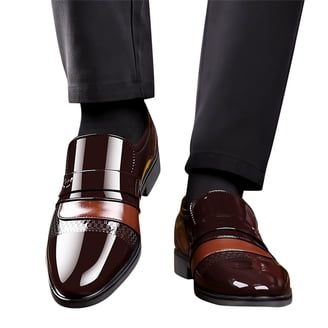 Chaps Men's Matt Derby Lace-Up Casual Dress Shoe - Walmart.com