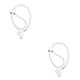 thumbnail image 1 of Tholdsy Cordón para teléfono móvil, correa para el cuello, ajustable, universal, para colgar llaves, cuerda para correr, compras, Blanco 2piezas, 1 of 6