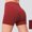 Wine, variant on Women's Short Leggings Drawstring Comfortable Sports Pants Fitness Shorts High Waisted And Breathable Tight Pants Drying Yoga Pants