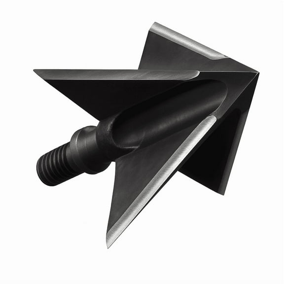 Tooth of the Arrow Broadheads -100% USA Made -  1-3/16-inch Solid 100gr 125gr 150gr 175gr - Fixed Blade Broadhead 3 pack