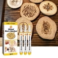 thumbnail image 1 of Puntoco Juego de bolígrafos de leña para pintura de madera artesanal, adecuado para artistas y principiantes en decoración navideña de madera artesanal, 15Ml, 1 of 1