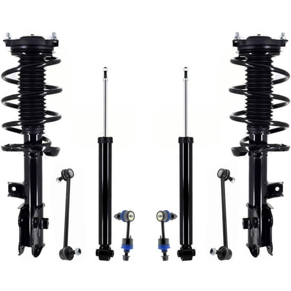 Front Complete Struts Rear Shocks & Sway Bar Links For Kia Sportage EX LX 17-19