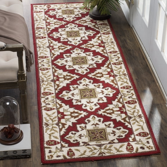 Safavieh Easy Care Seamus Oriental Runner Rug, Ivory, 2'6" x 10'