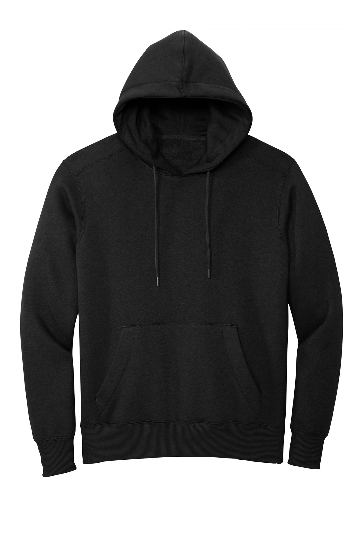 District Men Male Cowl Neck Hoodie Dt1101 Jet Black Medium