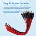 thumbnail image 5 of CENTROPOWER 40 Pcs DC Power Cable 5A 12v DC Power Plug Cord Male Connectors 2.1mm x 5.5mm, DC Pigtail Adapter Plug Socket Wire?for CCTV Security Camer, 5 of 6