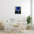thumbnail image 4 of Stupell Industries Abstract Masculine Cobalt Blue Grey Black Design Luster Gray Framed Floating Canvas Wall Art, 16x20, by Studio W, 4 of 5