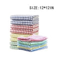 thumbnail image 3 of Buy 2 get 10% off Dish Cloths For Kitchen Washing Dishes Super Absorbent Dish Rags Cotton Cleaning Cloths Pack Of 12,12x12 Inches, 3 of 3
