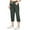 Army Green, variant on YOTMKGDO Slacks for Women Active Women's Relaxed Lightweight Woven Cargo Capri Pant Women's Pants Black L