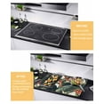 thumbnail image 3 of nqOlkjepod Large Induction Cooktop Protector Mat 31"x24", Tropical Plant Stove Top Covers for Electric Stove, Summer Botanical Leaves Floral Country Stove Burner Cover Mats, Glass Top Stove Cover, 3 of 8