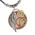 thumbnail image 5 of Collar Steampunk Yinane con alas en ángulo colgante accesorios para disfraces para hombres, 5 of 5