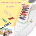 thumbnail image 2 of Cordones de zapatos DIY hebilla decoraciones de zapatos Kits de zapatillas hebilla de encaje de Metal elegante y adecuado para todo tipo de cordones redondos planosFrancia Gao Jinjia LED, 2 of 2